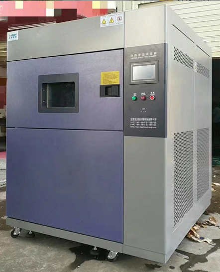 客戶訂購三箱水冷式冷熱沖擊試驗(yàn)箱斜面圖